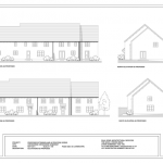 Elevationas as Proposed Extension Works in South Somerset