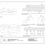 Plans as Existing for extension works in South Somerset